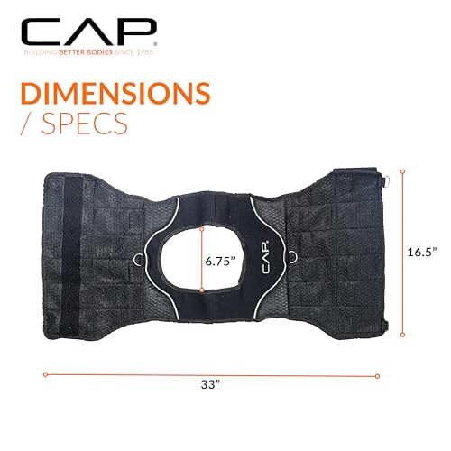 Adjustable Weighted Vest by Cap Barbell | Various Sizes