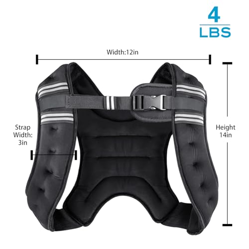 Weighted Vest for All Ages - Perfect for Running, Training, and More