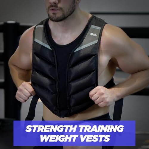 Reflective Weighted Vest 10lb/15lb/20lb for All Ages