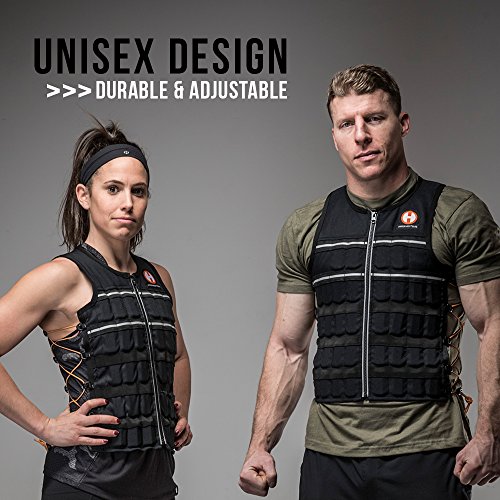 HYPERWEAR Hyper Vest ELITE - Fully Adjustable Weight Vest for Running & Strength Training