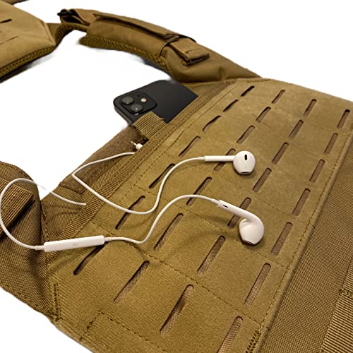 Innovative Adjustable Weighted Vest 14lbs/20lbs/30lbs Moulded Weights Included